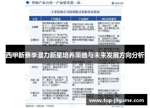西甲新赛季潜力新星培养策略与未来发展方向分析